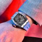 Orange_2023 Mens Quartz Watches Top Luxury VH65 Watch Sport Quartz Watch For Men Automatic Hollow W