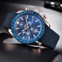 5140-Deep blue_Men Watches Top Luxury Brand Silicone Strap Waterproof Quartz Chronograph Military Ma