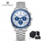 Blue_2023 Moon Watches Mens Top Brands Luxury Quartz Chronograph Automatic Watch For Men Sapphire Mi