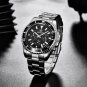 Blue_Men's Wathes 2023 Top Brand Luxury Quartz Watch For Men Chronograph Sports Waterproof Military
