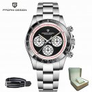Black Box_2023  Panda Watch For Men Quartz Wristwatches Luxury Sports Stainless Steel Sapphire Mirro