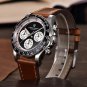 White L_2023 Panda Watch For Men Quartz Wristwatches Luxury Sports Stainless Steel Sapphire Mirror