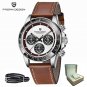 White L Box_2023  Panda Watch For Men Quartz Wristwatches Luxury Sports Stainless Steel Sapphire Mir