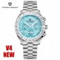 Gold Black_2023 Moon Mens Watches Luxury Quartz Automatic Watch For Men Sports Waterproof Sapphire