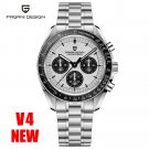 New Gray_2023  Moon Mens Watches Luxury Quartz Automatic Watch For Men Sports Waterproof Sapphire Lu