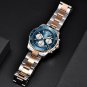 Gold Black_2023 Mens Watches Quartz Chronograph VD53 Stainless Steel Military Sports Watch For Men