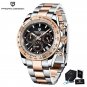 Gold Black_Top Brand Luxury Men's Watches 2023 Quartz Watch For Men VK63 Sapphire Mirror Business Mi