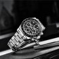 Gold White_Top Brand Luxury Men's Watches 2023 Quartz Watch For Men VK63 Sapphire Mirror Business Mi