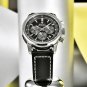 Silver Blue_Mens Watches Top Brand Luxury Sports Chronograph Quartz Watch Men Military Waterproof Ge