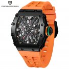 Black Orange_Men Watches 2023 Top Luxury VH65 Quartz Watch For Men Sport 10Bar Waterproof AR Sapphir