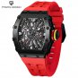 Black Red_Men Watches 2023 Top Luxury VH65 Quartz Watch For Men Sport 10Bar Waterproof AR Sapphire M