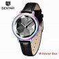 Color Black_Ladies Wrist Watches Luxury Gold Watch Women Waterproof Top Brand Bracelet Leather Silve