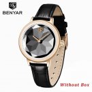 Gold Black_Ladies Wrist Watches Luxury Gold Watch Women Waterproof Top Brand Bracelet Leather Silver
