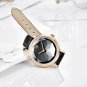 Silver Blue_Ladies Wrist Watches Luxury Gold Watch Women Waterproof Top Brand Bracelet Leather Silve
