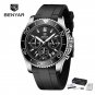 J Black_Men's Watches 2021 Quartz Chronograph Japan VD53 Movement Stainless Steel Sport Watch For Me