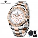 Gold White_Mens Watches 2023 Top Brand Luxury Sports Watch Men Quartz Wristwatches 10Bar Waterproof 