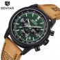 Silver Black_Mens Watches Top Luxury Quartz Watch For Men Chronograph Sport Fashion Waterproof Milit