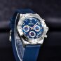 Blue_Mens Watches 2023 Top Brand Luxury Watch For Men Quartz Wristwatches Chronograph Waterproof Spo