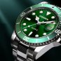 Green_CISSDEN Men Watch Business Full Steel Quartz Watch Men Top Brand Luxury Casual Waterproof Spor