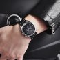 White_2023  Men's Quartz Watches Top Brand Luxury Business Watch Men Chronograph Leather leather Lum