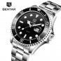 Gold Blue_2023 Top Brand Luxury Quartz Watch For Men Stainless Steel Sport MIYODA 2115 Waterproof Mi