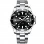 Black_CISSDEN Top Brand Luxury Diver Watch Men Waterproof Date Clock Sport Watches Mens Quartz Wrist