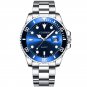 Blue_CISSDEN Mens Watches Top Brand Luxury Diver Watch For Men Quartz Wristwatches Sports Luminous W