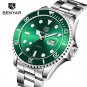 Silver Black_Men Watch Quartz Watch For Men MIYODA 2115 Movement Stainless Steel Sport Waterproof To