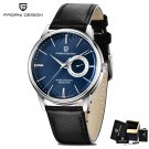 Silver Blue_Mens Watches 2023 Quartz Watch For Men Top Brand Luxury Business Men Watch 100M Waterpro