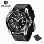Black_Quartz Watch Men Fashion Sports Mens Watches Top Brand Luxury Waterproof Wristwatch Mens Clock