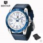 Blue White_Quartz Watch Men Fashion Sports Mens Watches Top Brand Luxury Waterproof Wristwatch Mens 