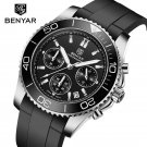 J Black_Mens Watches 2023 Top Brand Luxury Quartz Wristwatches Sports Stainless Steel Sapphire Glass
