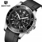J Black_Mens Watches 2023 Top Brand Luxury Quartz Wristwatches Sports Stainless Steel Sapphire Glass