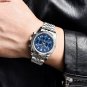 Gold Black_2021  Automatic Watch For Men Top Brand Quartz Mens Watches Chronograph Stainless Steel W