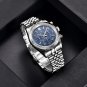 Gold Black_2021  Automatic Watch For Men Top Brand Quartz Mens Watches Chronograph Stainless Steel W
