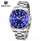 Blue_Top Brand Luxury Fashion Mens Watches MIYODA 2115 Sport Watch Men Stainless Steel Military Wate