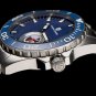 Black Blue_Automatic Watch Men Top Brand Luxury Ceramic Bezel Stainless Steel Waterproof Mechanical
