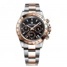 Gold Black_2021    Men's Watches Brand Luxury Chronograph Watch For Men Quartz Wristwatch Waterproof