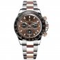 Gold Brown_2021    Men's Watches Brand Luxury Chronograph Watch For Men Quartz Wristwatch Waterproof