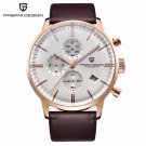 Gold White L_Men Watch   Top Brand Luxury Quartz Chronograph Watches Men's Sports Waterproof Wrist W