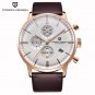Gold White L_Men Watch   Top Brand Luxury Quartz Chronograph Watches Men's Sports Waterproof Wrist W