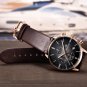 Silver Black L_Men Watch   Top Brand Luxury Quartz Chronograph Watches Men's Sports Waterproof Wrist