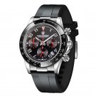 Black_2021 Quartz Watch For Men Japan VK63 Automatic Men's Watches Chronograph Stainless Steel Water
