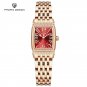 Gold Red_2023 Top Luxury Women's Watches Gold Quartz Watch For Women Sports Waterproof Sapphire Stai