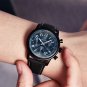 Silver Blue_Mens Watches 2023 Top Brand Luxury Watch For Men Quartz Watches Men Sports Chronograph W