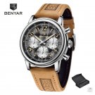 Silver Gray_Mens Watches 2023 Top Brand Luxury Watch For Men Quartz Watches Men Sports Chronograph W