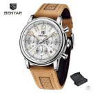 Silver White_Mens Watches 2023 Top Brand Luxury Watch For Men Quartz Watches Men Sports Chronograph 