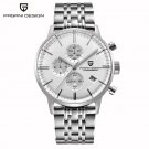 Silver White S_Mens Watches 2023 Top Brand Luxury Quartz Chronograph VK67 Watch For Men Waterproof G