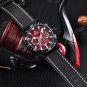 Black_2023 Mens Watches Top Brand Luxury Quartz Watch For Men Multi-Function Chronograph Sports Lum