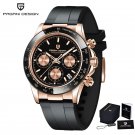 Gold Black_Brand Luxury Automatic Watch Men Business Sports Watches For Men Wristwatches Chronograph